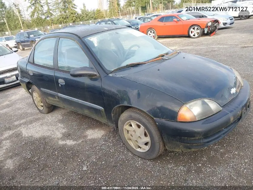 2C1MR522XW6712127 1998 Chevrolet Metro Lsi