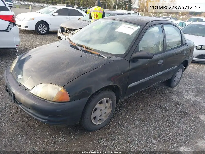 2C1MR522XW6712127 1998 Chevrolet Metro Lsi