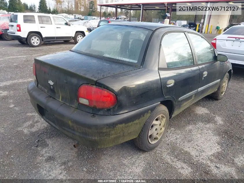 2C1MR522XW6712127 1998 Chevrolet Metro Lsi