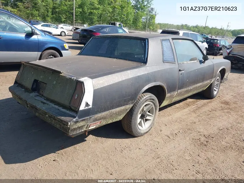 1984 Chevrolet Monte Carlo VIN: 1G1AZ37G7ER210623 Lot: 44943627