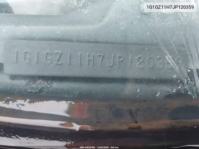 1G1GZ11H7JP120359 1988 Chevrolet Monte Carlo