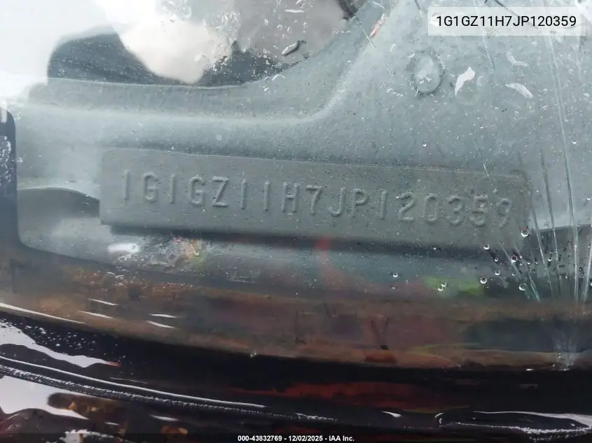 1G1GZ11H7JP120359 1988 Chevrolet Monte Carlo