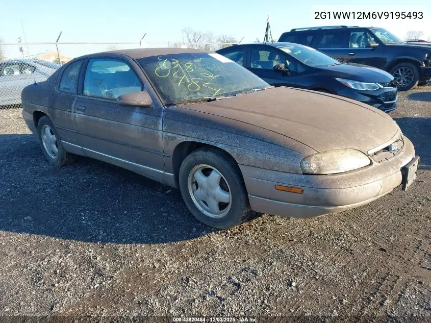 2G1WW12M6V9195493 1997 Chevrolet Monte Carlo Ls