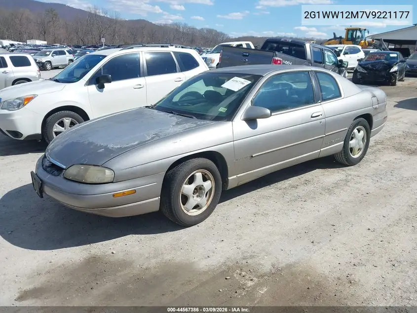 1997 Chevrolet Monte Carlo Ls VIN: 2G1WW12M7V9221177 Lot: 44567386