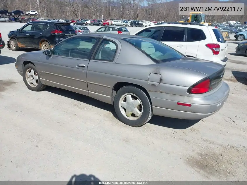 1997 Chevrolet Monte Carlo Ls VIN: 2G1WW12M7V9221177 Lot: 44567386