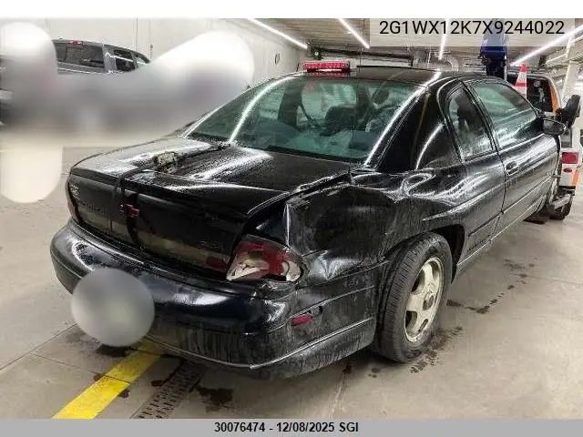 2G1WX12K7X9244022 1999 Chevrolet Monte Carlo Z34