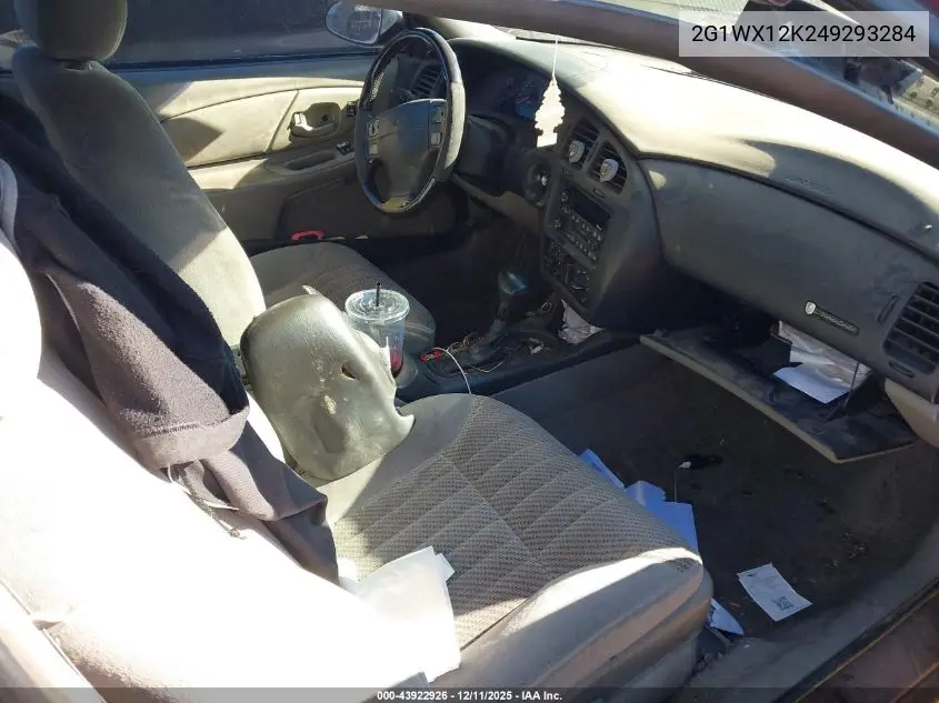 2G1WX12K249293284 2004 Chevrolet Monte Carlo Ss