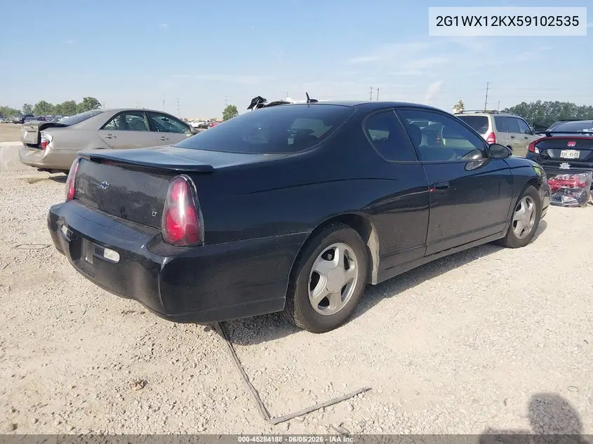 2005 Chevrolet Monte Carlo Lt VIN: 2G1WX12KX59102535 Lot: 45284188