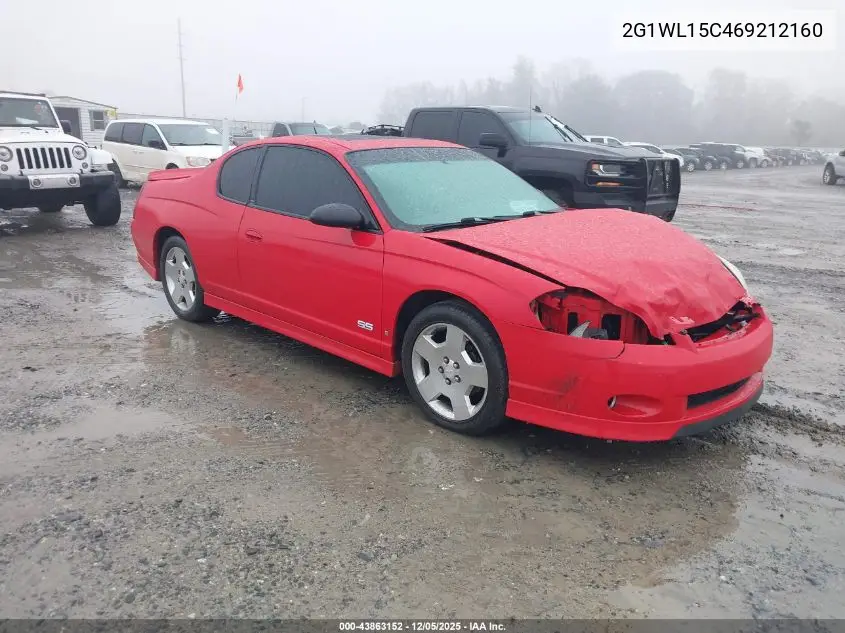 2G1WL15C469212160 2006 Chevrolet Monte Carlo Ss