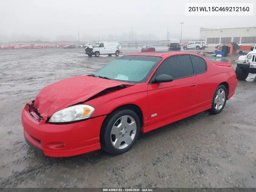 2G1WL15C469212160 2006 Chevrolet Monte Carlo Ss