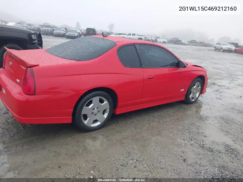 2G1WL15C469212160 2006 Chevrolet Monte Carlo Ss
