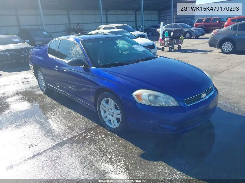 2G1WK15K479170293 2007 Chevrolet Monte Carlo Lt