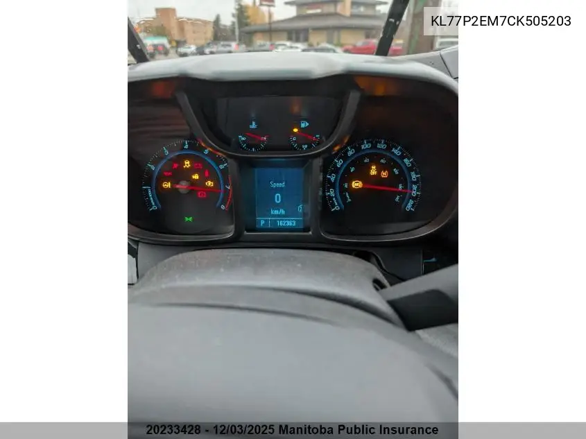 KL77P2EM7CK505203 2012 Chevrolet Orlando Lt
