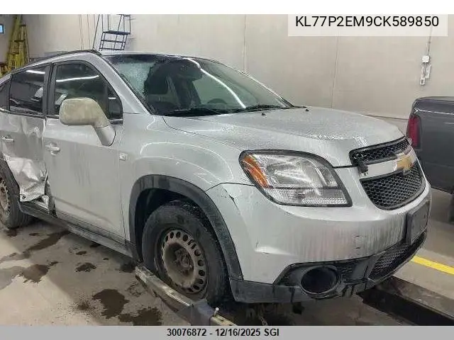 KL77P2EM9CK589850 2012 Chevrolet Orlando Lt