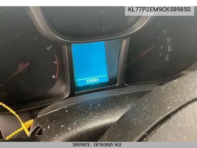 KL77P2EM9CK589850 2012 Chevrolet Orlando Lt