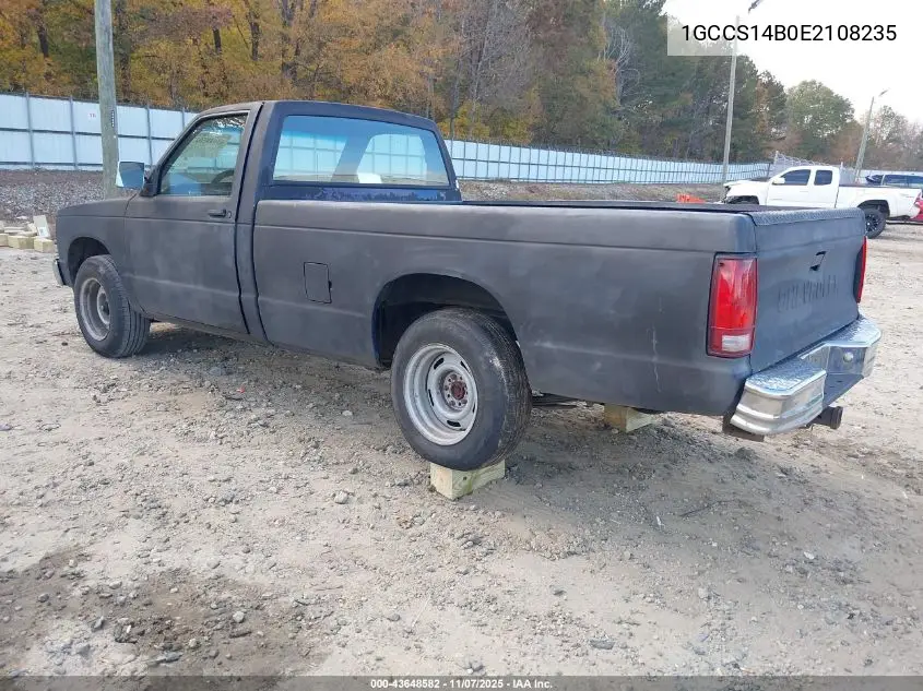 1GCCS14B0E2108235 1984 Chevrolet S Truck S10
