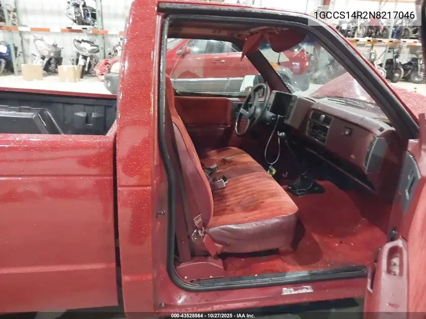 1GCCS14R2N8217046 1992 Chevrolet S Truck S10
