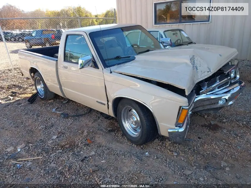 1GCCS14Z0P8174409 1993 Chevrolet S Truck S10