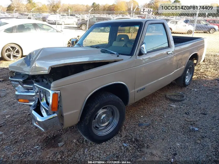 1GCCS14Z0P8174409 1993 Chevrolet S Truck S10
