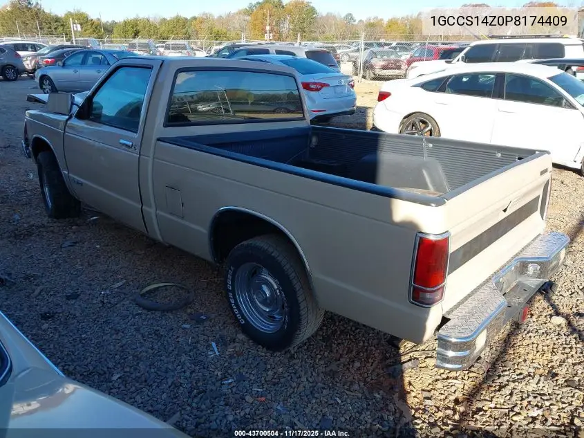 1GCCS14Z0P8174409 1993 Chevrolet S Truck S10