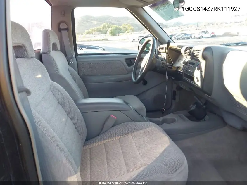 1GCCS14Z7RK111927 1994 Chevrolet S Truck S10