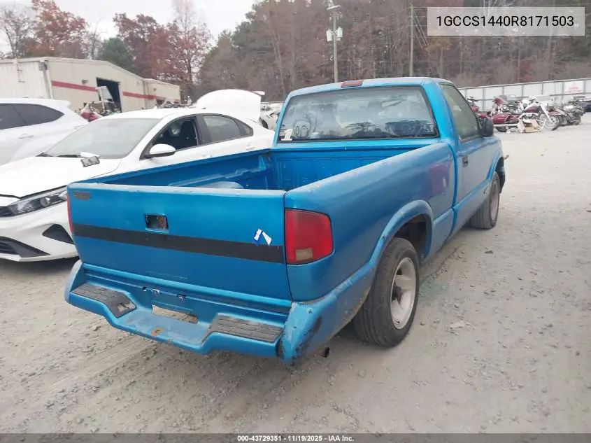 1GCCS1440R8171503 1994 Chevrolet S Truck S10