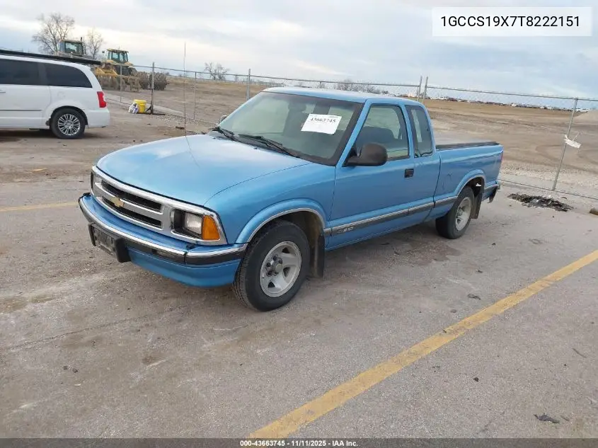 1GCCS19X7T8222151 1996 Chevrolet S Truck S10