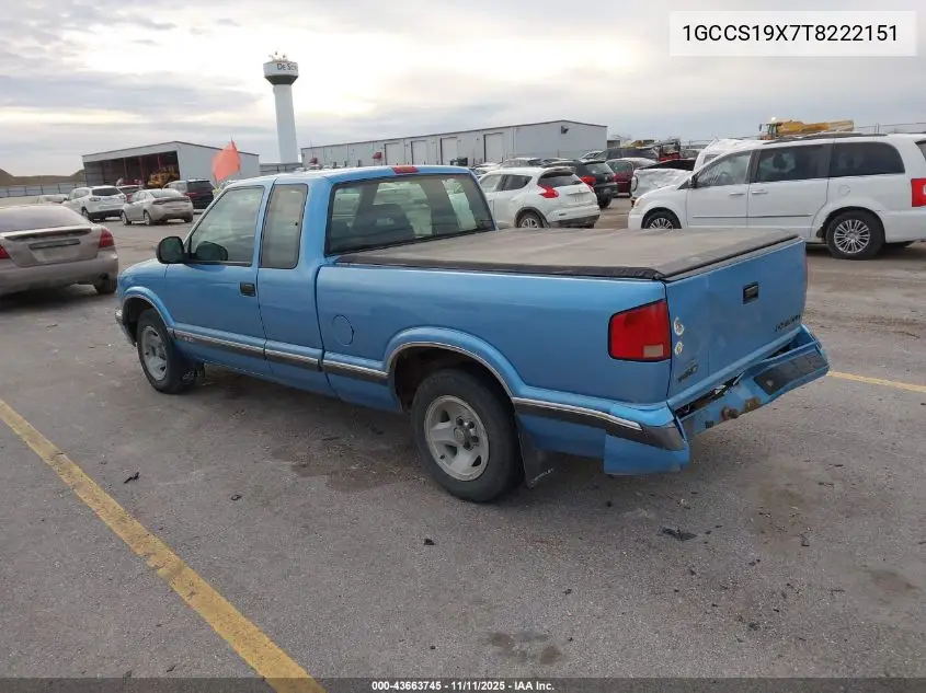 1GCCS19X7T8222151 1996 Chevrolet S Truck S10