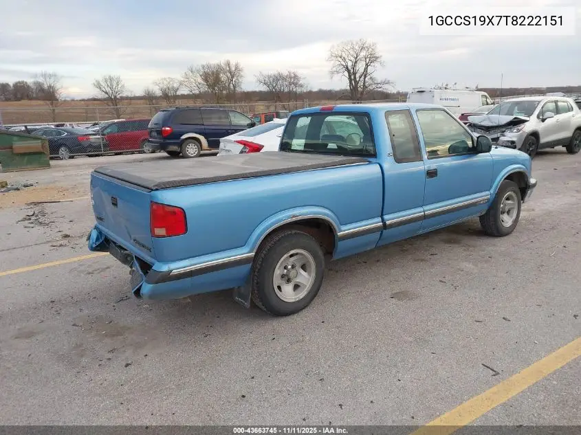 1GCCS19X7T8222151 1996 Chevrolet S Truck S10