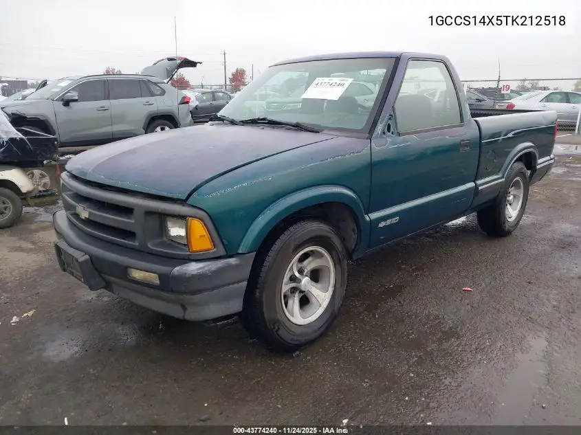 1GCCS14X5TK212518 1996 Chevrolet S Truck S10