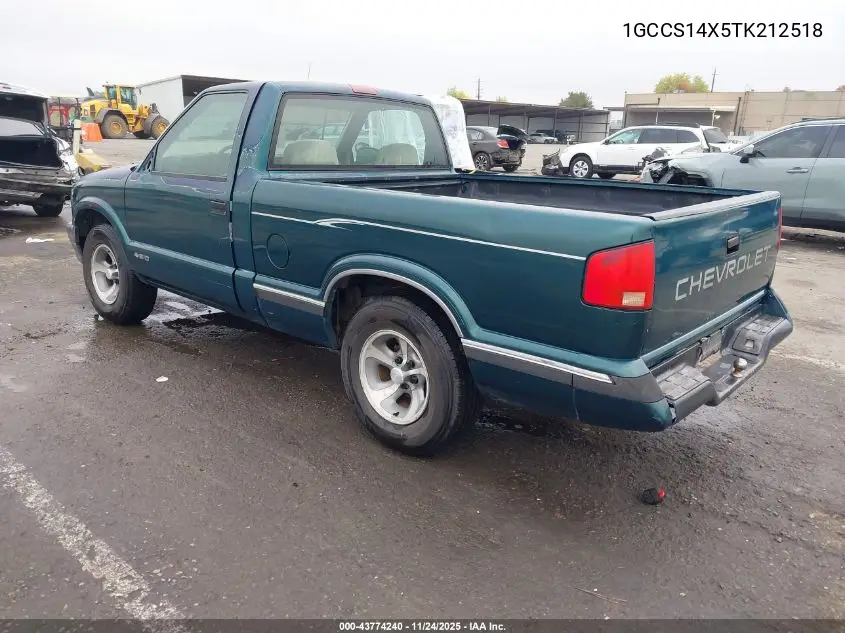 1GCCS14X5TK212518 1996 Chevrolet S Truck S10