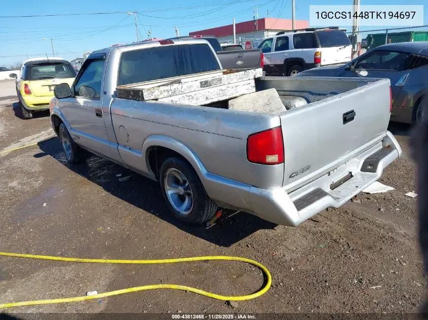 1GCCS1448TK194697 1996 Chevrolet S Truck S10