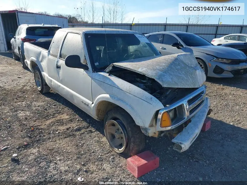 1GCCS1940VK174617 1997 Chevrolet S-10 Ls Sportside