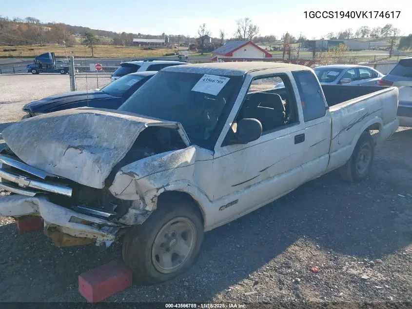 1GCCS1940VK174617 1997 Chevrolet S-10 Ls Sportside