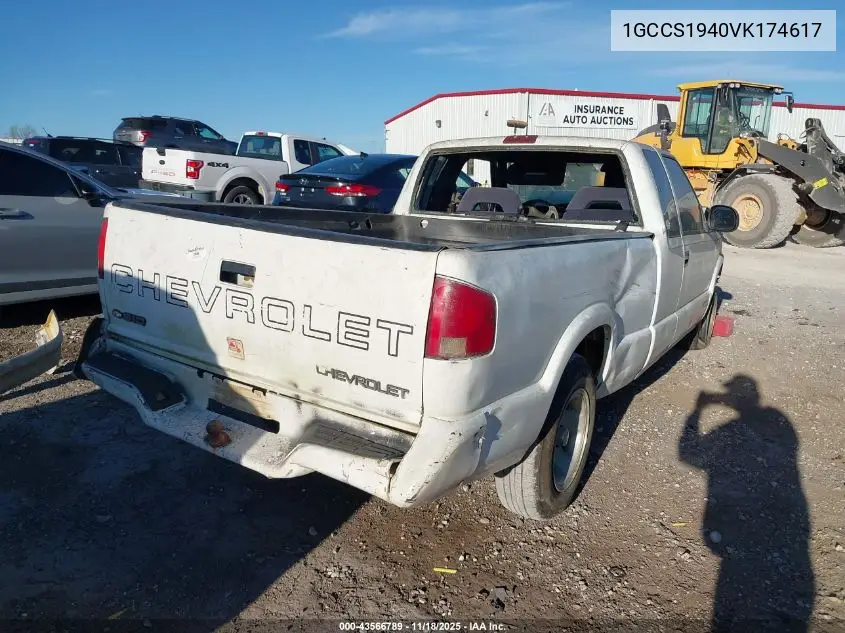 1GCCS1940VK174617 1997 Chevrolet S-10 Ls Sportside