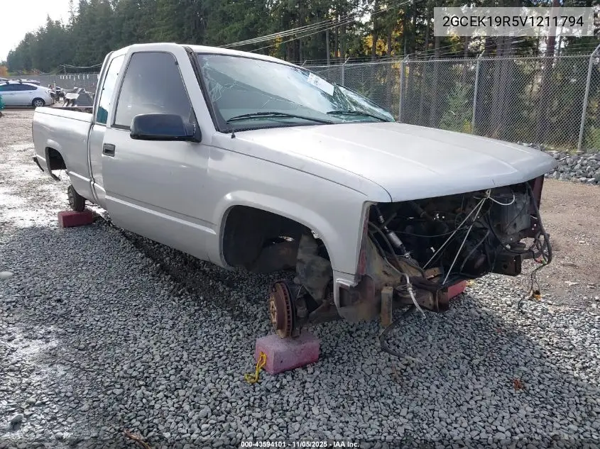 2GCEK19R5V1211794 1997 Chevrolet K1500 Fleetside