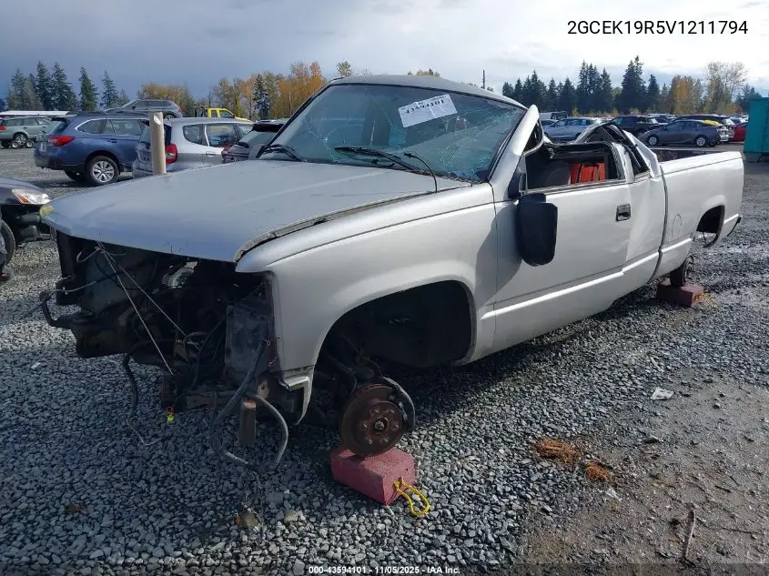 2GCEK19R5V1211794 1997 Chevrolet K1500 Fleetside