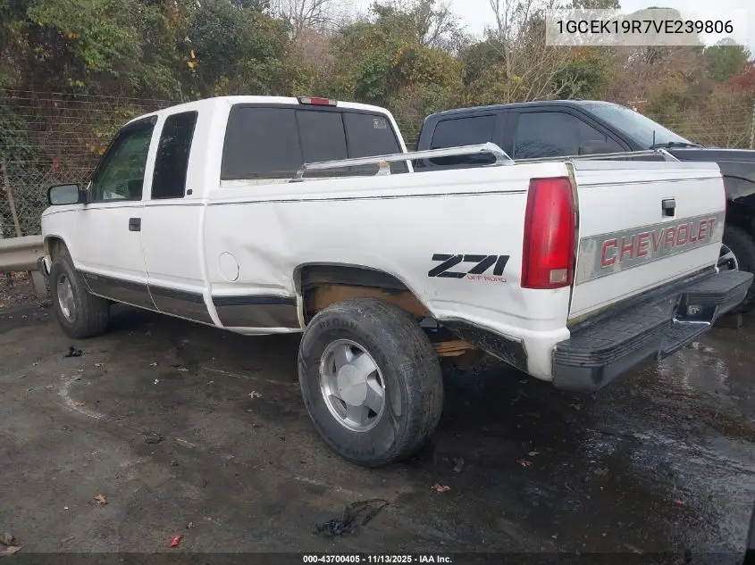 1GCEK19R7VE239806 1997 Chevrolet K1500 Fleetside