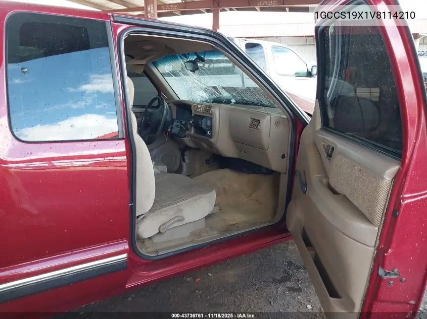 1GCCS19X1V8114210 1997 Chevrolet S-10 Ls Sportside