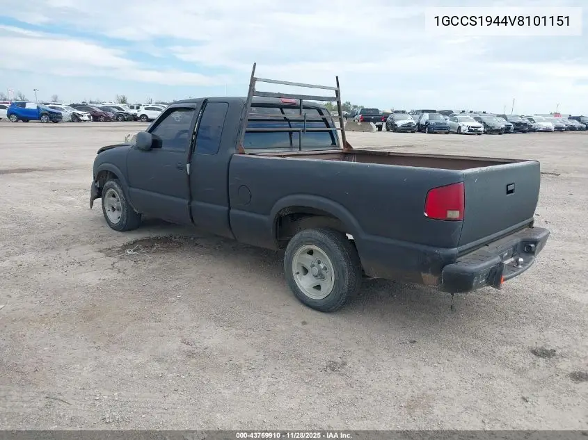 1GCCS1944V8101151 1997 Chevrolet S-10 Ls Fleetside
