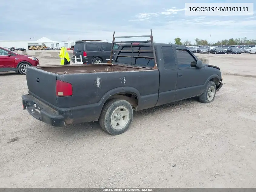 1GCCS1944V8101151 1997 Chevrolet S-10 Ls Fleetside