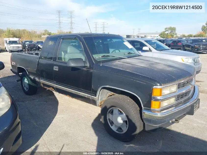 2GCEK19R8W1214500 1998 Chevrolet K1500 Fleetside