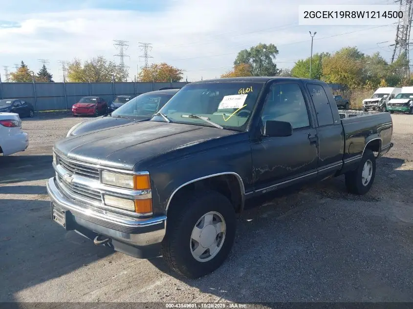 2GCEK19R8W1214500 1998 Chevrolet K1500 Fleetside