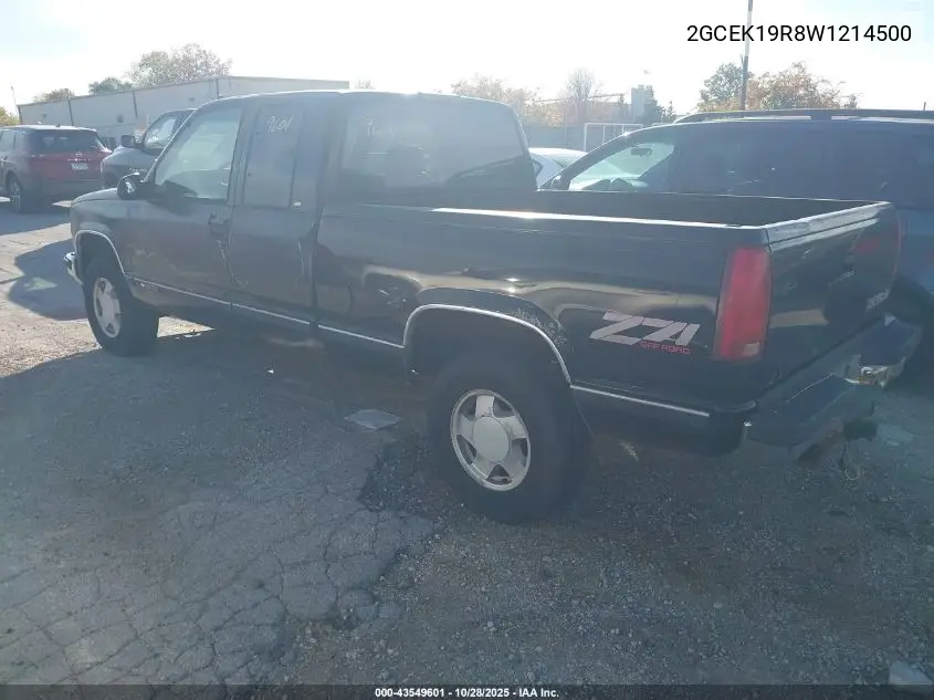 2GCEK19R8W1214500 1998 Chevrolet K1500 Fleetside