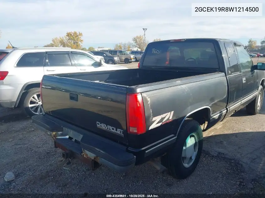 2GCEK19R8W1214500 1998 Chevrolet K1500 Fleetside
