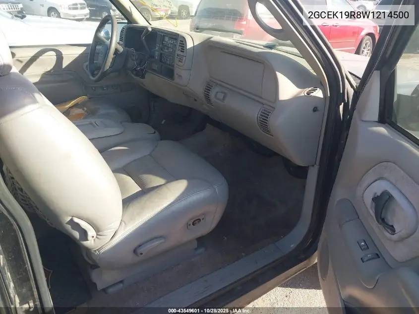 2GCEK19R8W1214500 1998 Chevrolet K1500 Fleetside