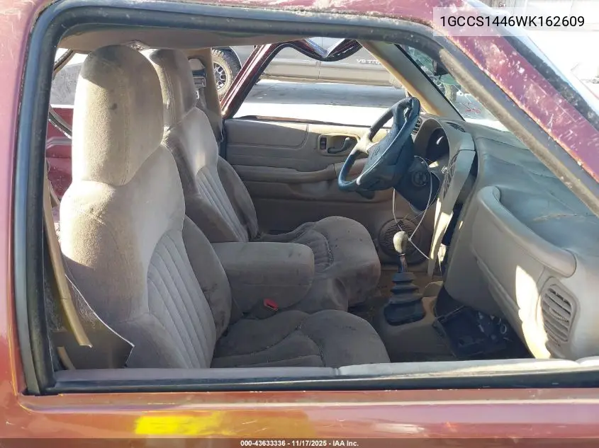 1GCCS1446WK162609 1998 Chevrolet S-10 Ls Fleetside