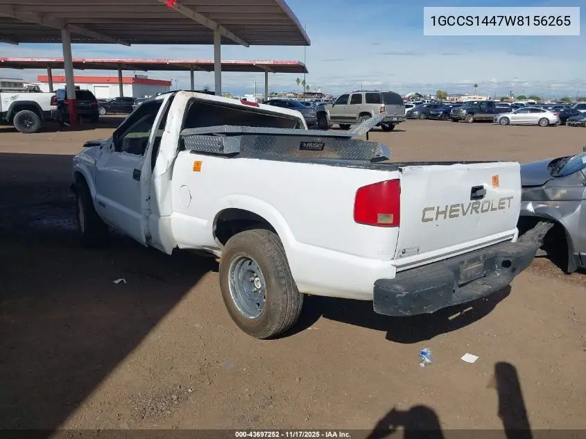 1GCCS1447W8156265 1998 Chevrolet S-10 Fleetside