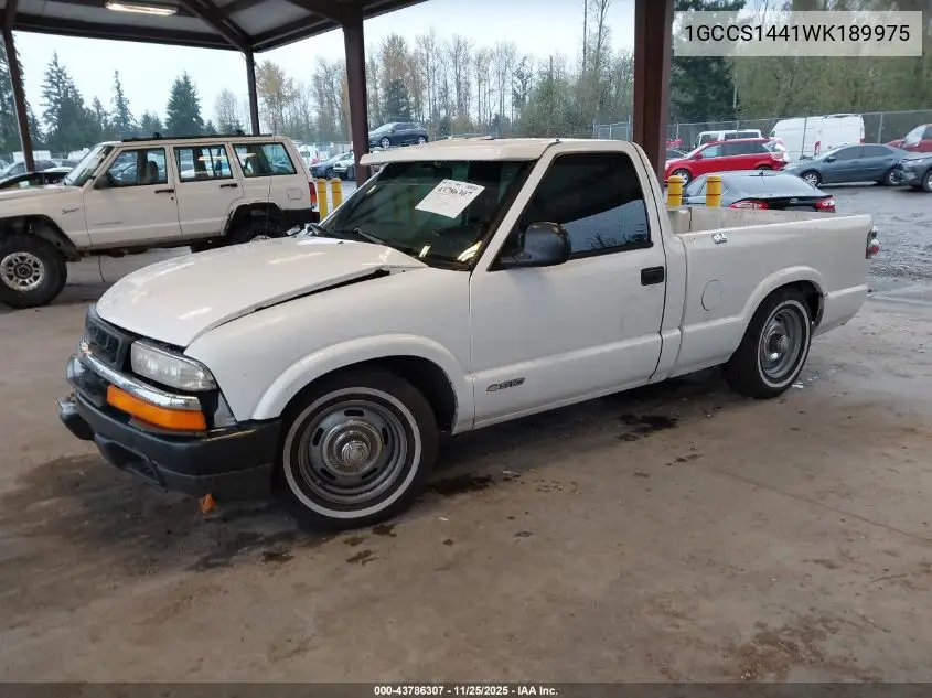 1GCCS1441WK189975 1998 Chevrolet S-10 Fleetside