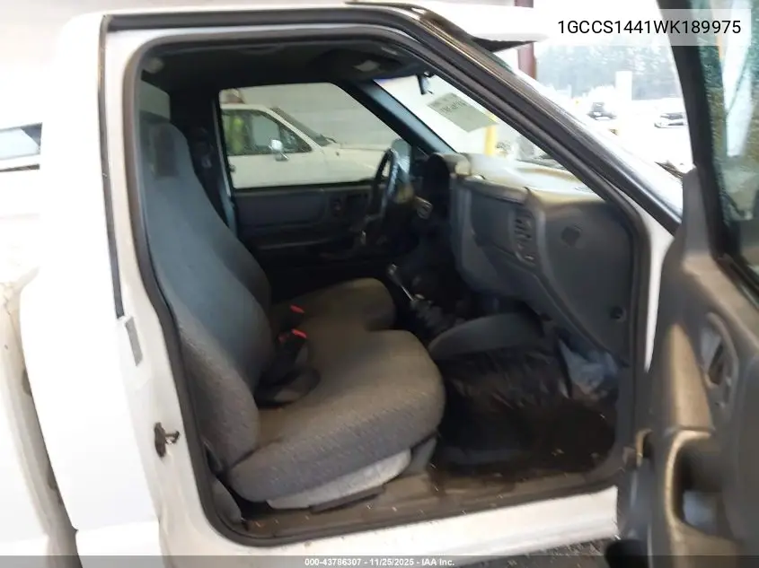 1GCCS1441WK189975 1998 Chevrolet S-10 Fleetside
